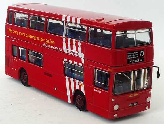 London Transport Daimler Fleetline Park Royal DMS1063.